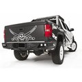 Newalthlete Vengeance Sensor Rear Bumper for 14-17 Silverado & Sierra 1500; Matte Black NE1111007